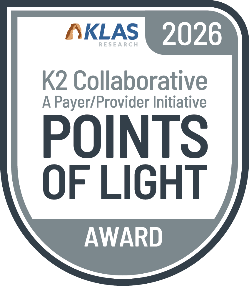 KLAS 2026 K2 Collaborative Points of Light award